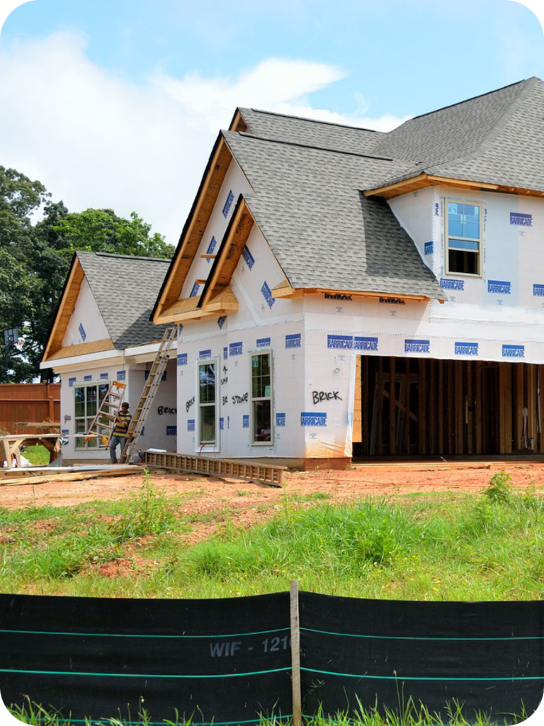 Residential house under construction